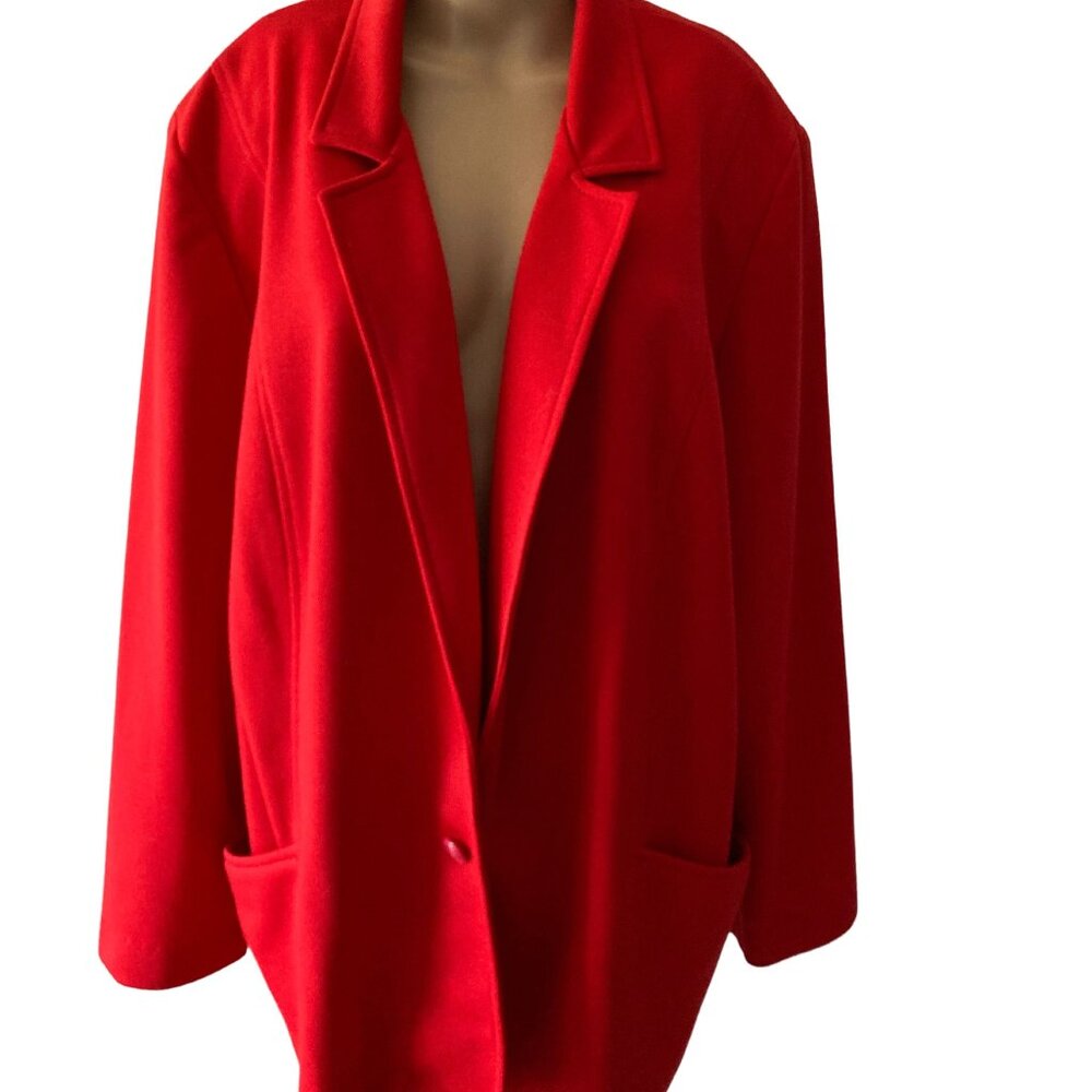 Lady Graff Vintage Red Size XL Blazer